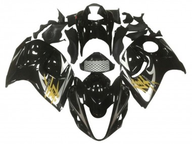 Achetez Carénages Moto Suzuki GSXR 1300 Hayabusa 2008-2020 - Noir Brillant Argent Or