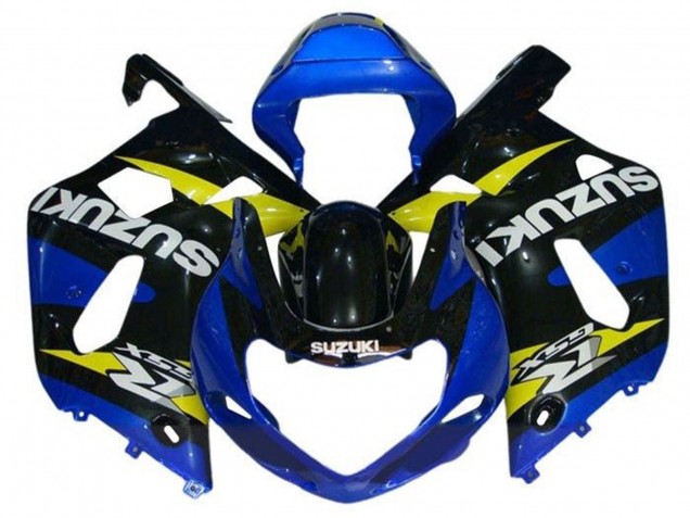 Carénages Moto Suzuki GSXR1000 2000-2002 - Bleu Jaune Noir
