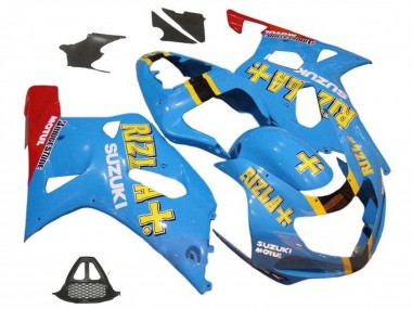 Achetez Carénages Moto Suzuki GSXR1000 2000-2002 - Bleu Jaune Rouge Rizla