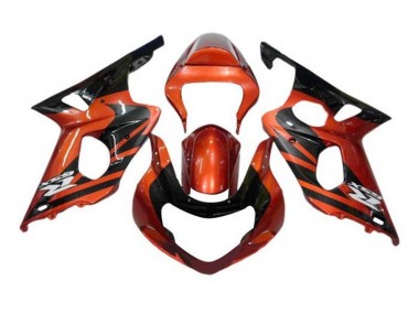 Achetez Carénages Moto Suzuki GSXR1000 2000-2002 - Orange Noir