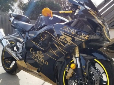 Achetez Carénages Moto Suzuki GSXR 1000 2003-2004 - Noir Or Corona
