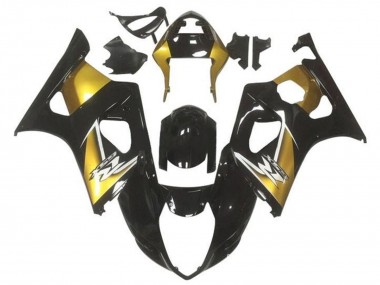 Achetez Carénages Moto Suzuki GSXR 1000 2003-2004 - Or Noir Brillant