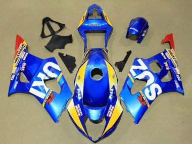 Achetez Carénages Moto Suzuki GSXR 1000 2003-2004 - Bleu Jaune Rouge Blanc Motul