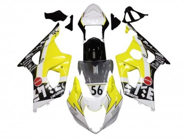 Achetez Carénages Moto Suzuki GSXR 1000 2003-2004 - Jaune Blanc Noir