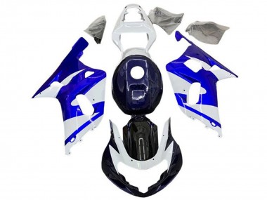 Achetez Carénages Moto Suzuki GSXR 600 / GSXR 750 2001-2003 - Blanc Bleu Noir