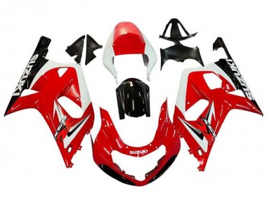Achetez Carénages Moto Suzuki GSXR 600 / GSXR 750 2001-2003 - Rouge Blanc Noir Brillant