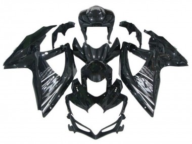 Achetez Carénages Moto Suzuki GSXR 600 / GSXR 750 2008-2010 - Noir Brillant Gris