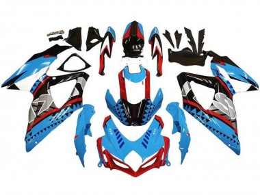 Achetez Carénages Moto Suzuki GSXR 600 / GSXR 750 2008-2010 - Bleu Rouge Noir