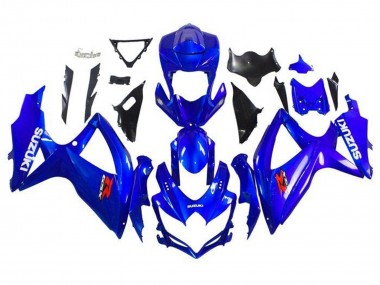 Achetez Carénage Moto Suzuki GSXR 600 / GSXR 750 2008-2010 - Bleu Blanc Rouge