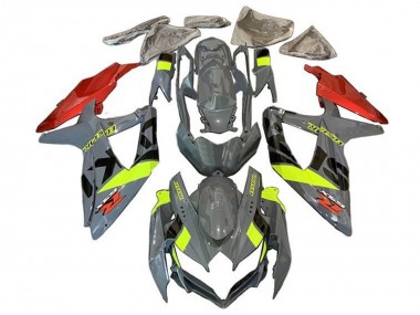 Achetez Carénages Moto Suzuki GSXR 600 / GSXR 750 2008-2010 - Nardo Gris Jaune Néon Rouge Noir