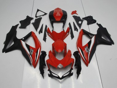 Achetez Carénages Moto Suzuki GSXR 600 / GSXR 750 2008-2010 - Rouge Noir Blanc Argent
