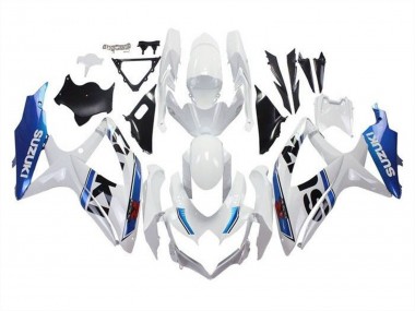 Achetez Carénages Moto Suzuki GSXR 600 / GSXR 750 2008-2010 - Blanc Bleu Bande