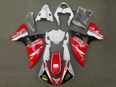 Achetez Carénages Moto Yamaha YZF 1000 R1 2009-2011 - Blanc Rouge Noir Vert Monstre Milwaukee