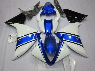 Achetez Carénages Moto Yamaha YZF 1000 R1 2009-2011 - Blanc Bleu Noir