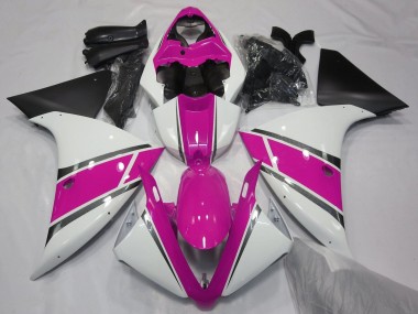 Achetez Carénages Moto Yamaha YZF 1000 R1 2009-2011 - Blanc Rose Noir