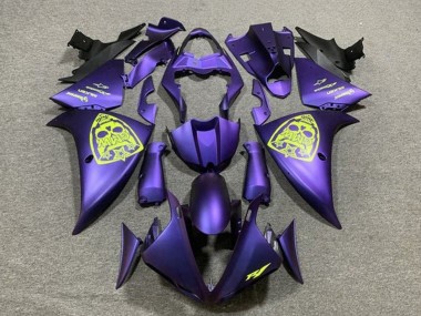 Achetez Carénages Moto Yamaha YZF 1000 R1 2012-2014 - Violet Jaune Néon