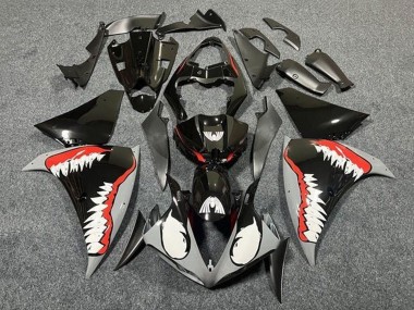 Achetez Carénages Moto Yamaha YZF 1000 R1 2012-2014 - Noir Brillant Blanc Rouge Requin