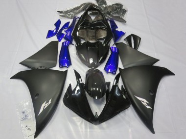 Achetez Carénages Moto Yamaha YZF 1000 R1 2012-2014 - Noir Brillant Noir Mat Bleu