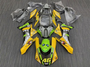 Achetez Carénages Moto Yamaha YZF 1000 R1 2015-2019 - Jaune Vert Requin 46