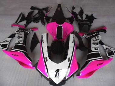 Achetez Carénages Moto Yamaha YZF 1000 R1 2015-2019 - Rose Blanc Noir Brillant Motul YSP