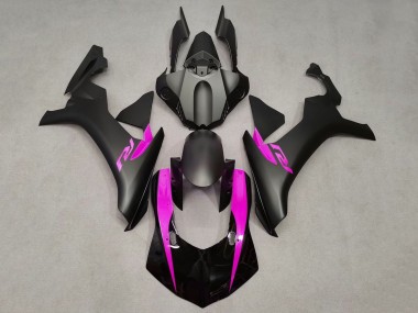 Achetez Carénages Moto Yamaha YZF 1000 R1 2015-2019 - Noir Mat Noir Brillant Rose