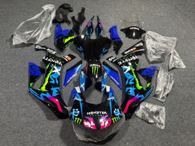 Achetez Carénages Moto Yamaha YZF 1000 R1 2020-2025 - Noir Bleu Rose Monstre