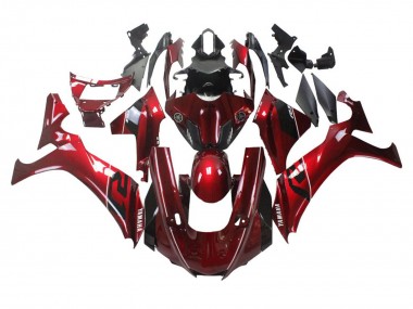 Achetez Carénages Moto Yamaha YZF 1000 R1 2020-2025 - Rouge Blanc Noir Bande
