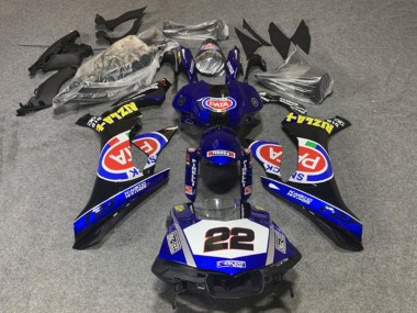 Achetez Carénages Moto Yamaha YZF 1000 R1 2020-2025 - Bleu Blanc Noir Rouge Pata
