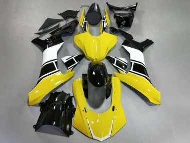 Achetez Carénages Moto Yamaha YZF 1000 R1 2020-2025 - Jaune Blanc Noir Brillant