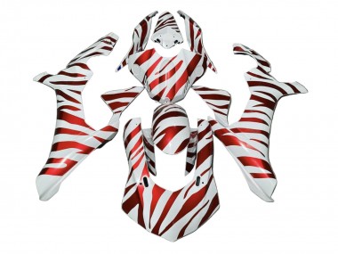 Achetez Carénages Moto Yamaha YZF 1000 R1 2020-2025 - Blanc Rouge Zèbre