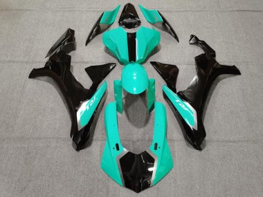 Achetez Carénages Moto Yamaha YZF 1000 R1 2020-2025 - Bleu Sarcelle Noir Brillant