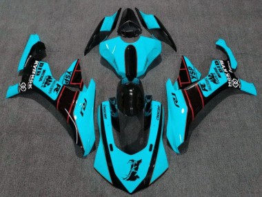 Achetez Carénages Moto Yamaha YZF 1000 R1 2020-2025 - Turquoise Bleu Rouge Noir Brillant