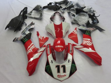 Achetez Carénages Moto Yamaha YZF 1000 R1 2020-2025 - Blanc Rouge Noir Vert Monstre Milwaukee