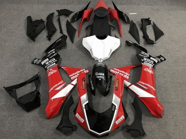 Achetez Carénages Moto Yamaha YZF 1000 R1 2020-2025 - Rouge Blanc Noir Brillant Sam
