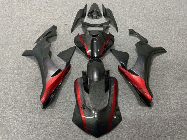 Achetez Carénages Moto Yamaha YZF 1000 R1 2020-2025 - Fausse Fibre de Carbone Rouge
