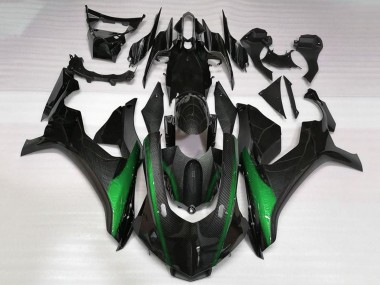 Achetez Carénages Moto Yamaha YZF 1000 R1 2020-2025 - Fausse Fibre de Carbone Vert