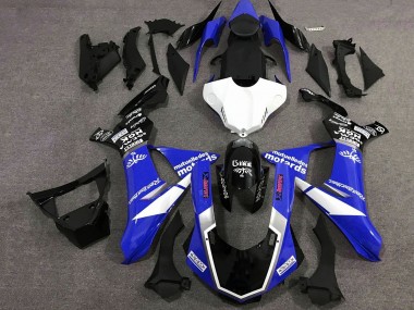 Achetez Carénages Moto Yamaha YZF 1000 R1 2020-2025 - Bleu Blanc Noir Brillant Sam