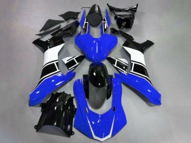 Achetez Carénages Moto Yamaha YZF 1000 R1 2020-2025 - Bleu Blanc Noir Brillant