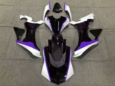 Achetez Carénages Moto Yamaha YZF 1000 R1 2020-2025 - Blanc Violet Noir Brillant