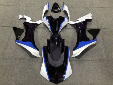 Achetez Carénages Moto Yamaha YZF 1000 R1 2020-2025 - Blanc Bleu Noir Brillant