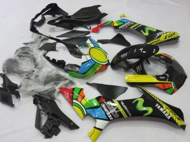Achetez Carénages Moto Yamaha YZF 1000 R1 2020-2025 - Blanc Bleu Vert Jaune Rouge Noir Roue Chromatique MoviStar