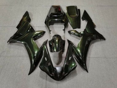 Achetez Carénages Moto Yamaha YZF 1000 R1 2002-2003 - Vert Foncé Caméléon