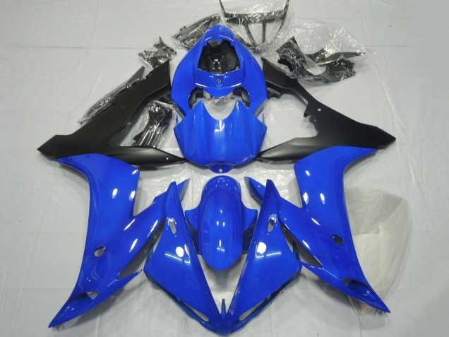 Carénage Moto Yamaha YZF 1000 R1 2004-2006 - Bleu Noir Mat