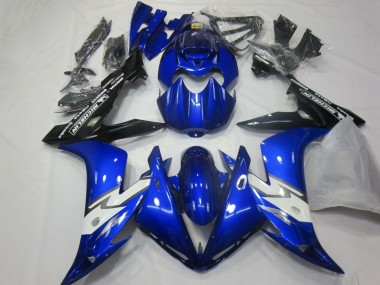 Achetez Carénages Moto Yamaha YZF 1000 R1 2004-2006 - Bleu Blanc Noir Brillant