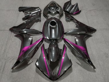 Achetez Carénages Moto Yamaha YZF 1000 R1 2004-2006 - Fibre de Carbone Style Rose