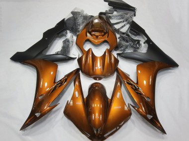 Achetez Carénages Moto Yamaha YZF 1000 R1 2004-2006 - Orange Noir Mat