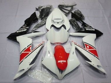 Achetez Carénages Moto Yamaha YZF 1000 R1 2004-2006 - Blanc Rouge Noir