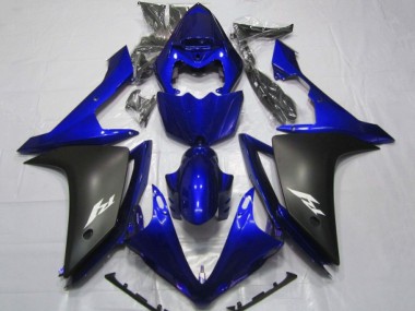 Achetez Carénages Moto Yamaha YZF 1000 R1 2007-2008 - Bleu Noir Mat