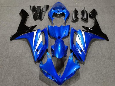 Achetez Carénage Moto Yamaha YZF 1000 R1 2007-2008 - Bleu Blanc Noir