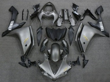 Achetez Carénages Moto Yamaha YZF 1000 R1 2007-2008 - Argent Foncé Noir Mat